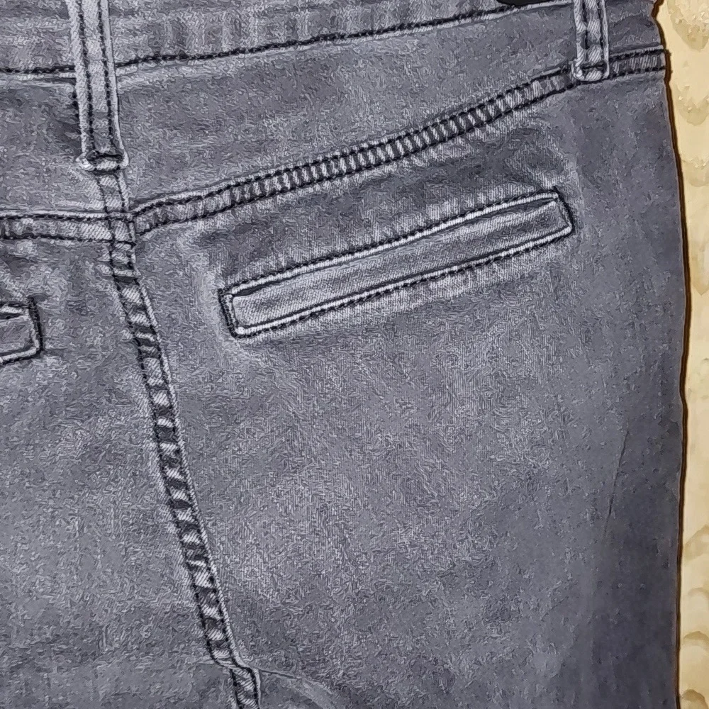 Woman's Time & Tru High Rise Bell Bottoms Black Jeans Pants Trousers Size 16 - Picture 7 of 8